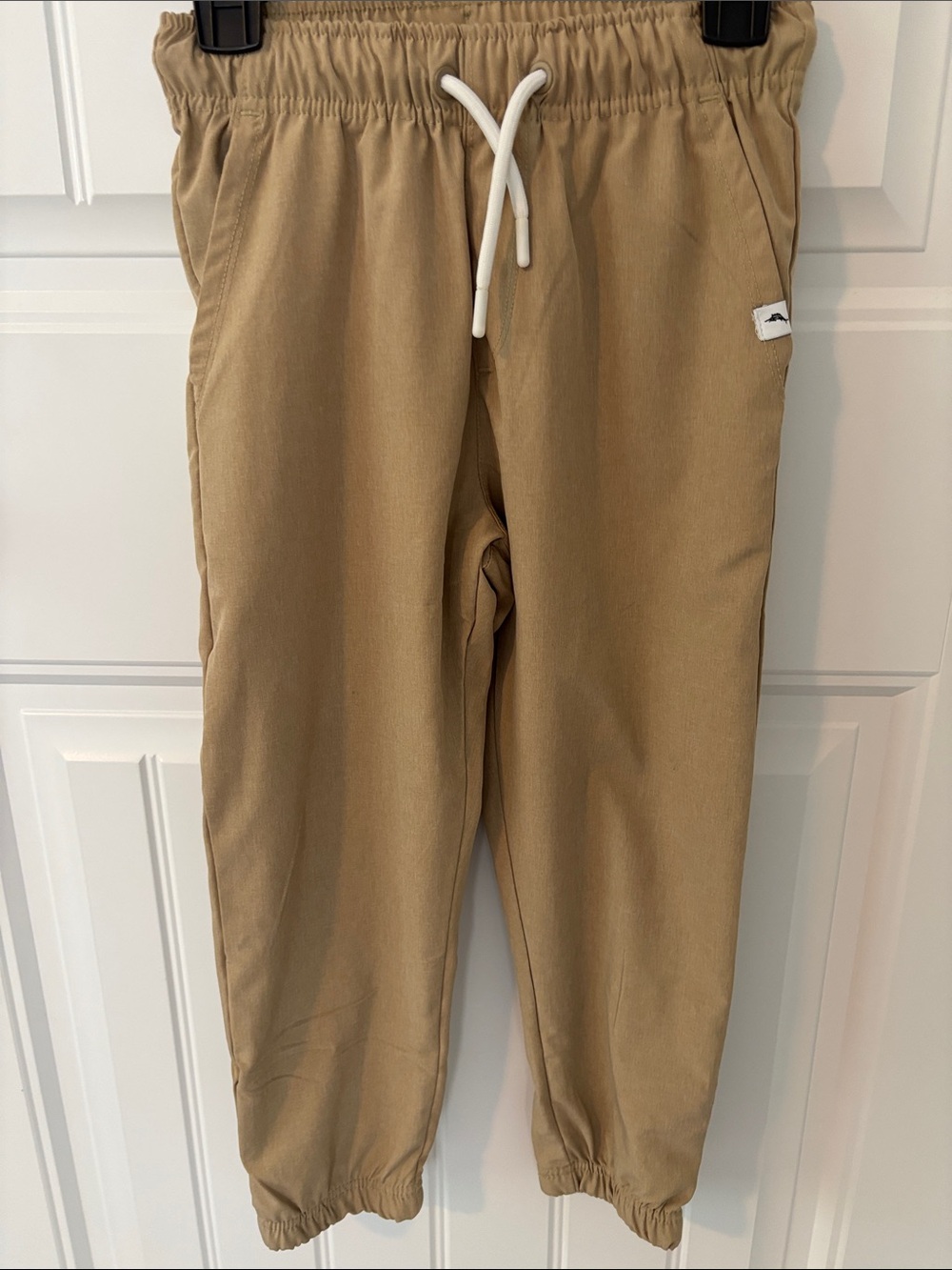 Tommy Bahama Kids Tan Drawstring Joggers